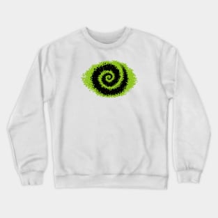 Krackle Swirl - Green Crewneck Sweatshirt